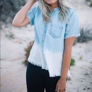 Ombré button up shirt